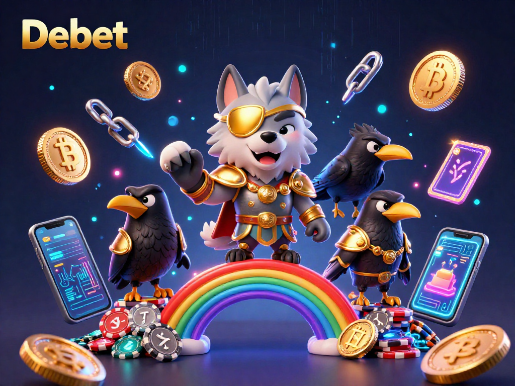 Experience the thrill of Debet with a vibrant casino-themed scene featuring Norse mythology elements.