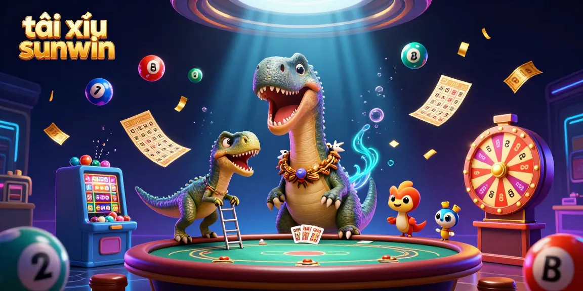 Experience the excitement of tài xỉu sunwin with a brontosaurus dealer and dynamic game elements!